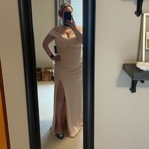 Lulus Song of Love Off-the-Shoulder Maxi Dress